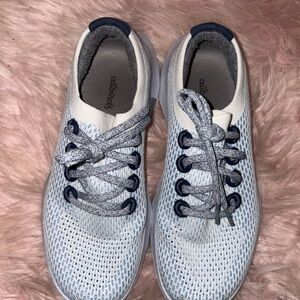 Allbirds Blue and White Athletic Shoes
